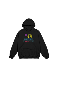 Synthwave Youth Black Hoodie
