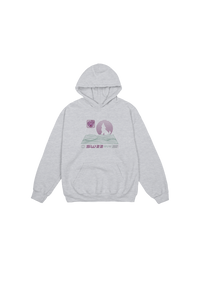 Synthwave Youth Grey Hoodie