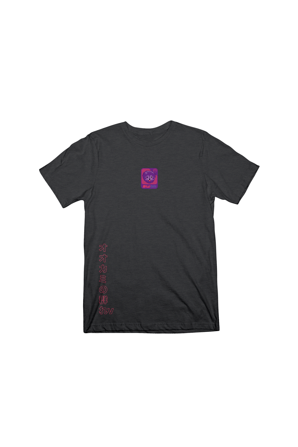 Synthwave Youth Black Shirt