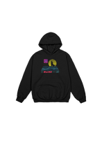 Load image into Gallery viewer, Synthwave Youth Black Hoodie