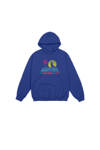 Load image into Gallery viewer, Synthwave Youth Blue Hoodie