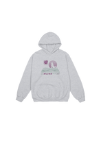 Load image into Gallery viewer, Synthwave Youth Grey Hoodie