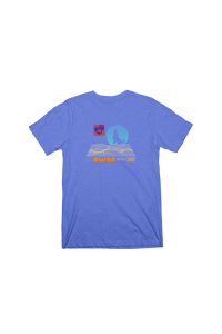 Synthwave Youth Blue Shirt